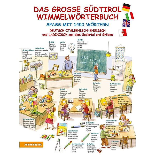 Das grosse Südtirol Wimmelwörterbuch, Natasa Bucik, Kaja Bucik