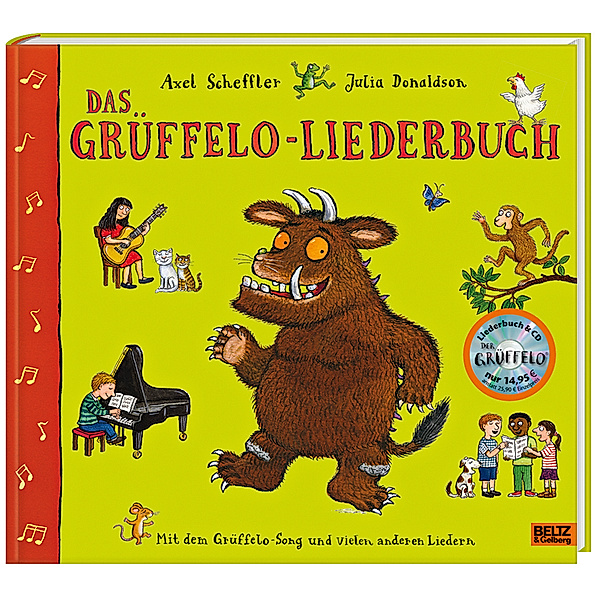 Das Grüffelo Liederbuch, 1 Audio-CD, Axel Scheffler, Julia Donaldson