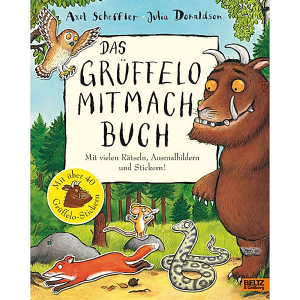 Das Grüffelo-Mitmachbuch, Axel Scheffler, Julia Donaldson