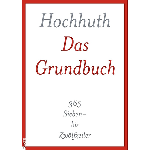 Das Grundbuch, Rolf Hochhuth
