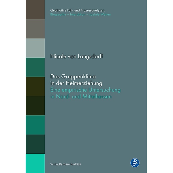 Das Gruppenklima in der Heimerziehung / Qualitative Fall- und Prozessanalysen. Biographie - Interaktion - soziale Welten Bd.26, Nicole von Langsdorff