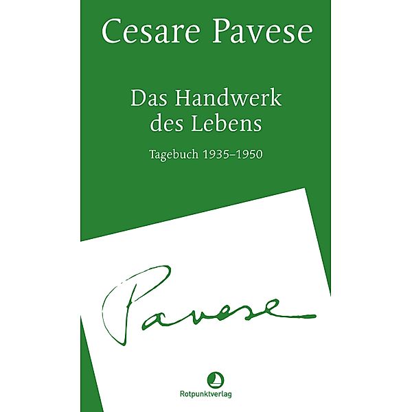 Das Handwerk des Lebens / Edition Blau, Cesare Pavese