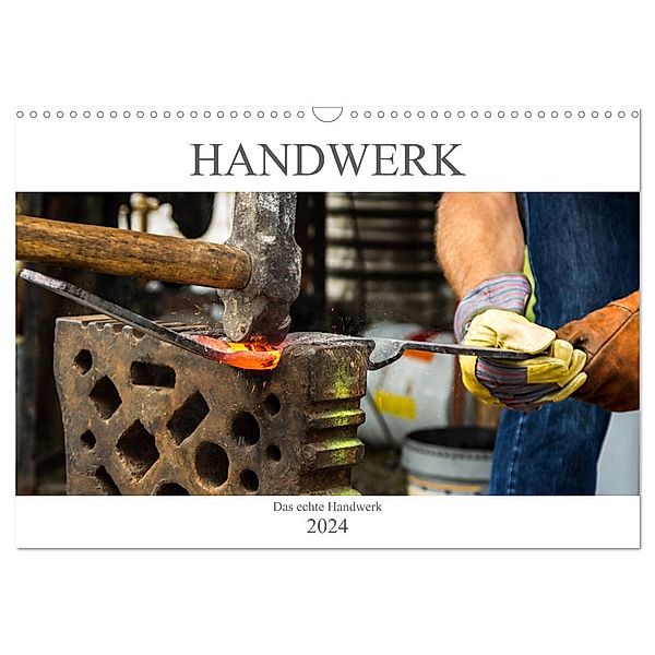 Das Handwerk - Kalender der Arbeit (Wandkalender 2024 DIN A3 quer), CALVENDO Monatskalender, ShirtScene