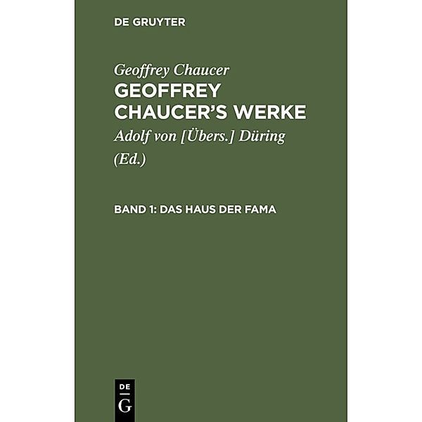 Das Haus der Fama, Geoffrey Chaucer