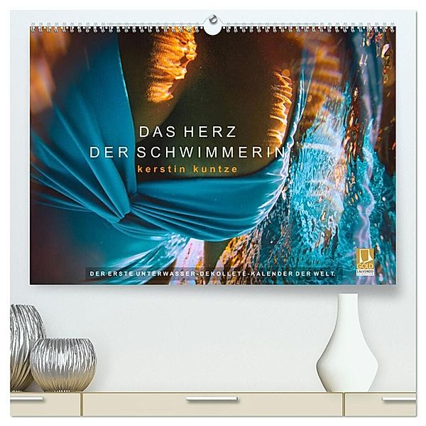 Das Herz der Schwimmerin (hochwertiger Premium Wandkalender 2024 DIN A2 quer), Kunstdruck in Hochglanz, Kerstin Kuntze