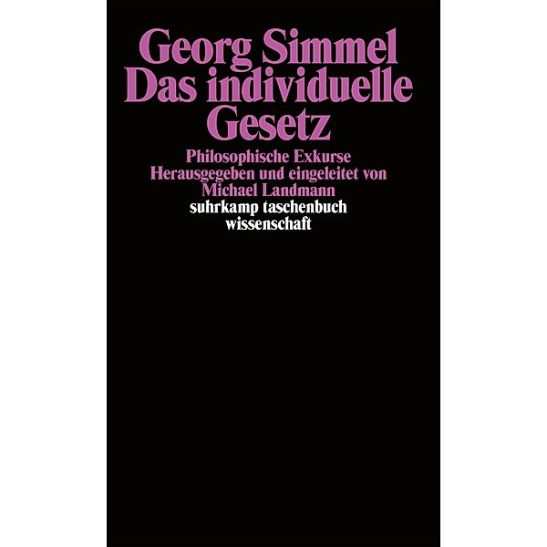 Das individuelle Gesetz, Georg Simmel