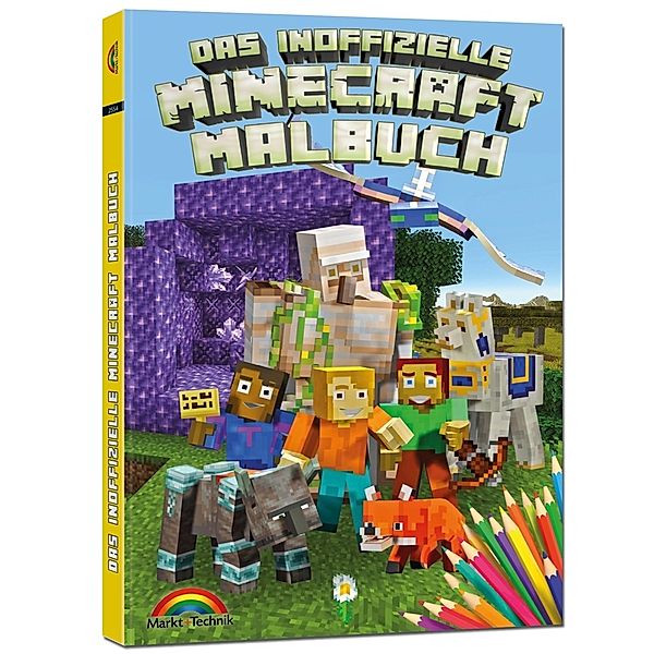 Das inoffizielle Minecraft Malbuch für Kinder und Jugendliche - zum Ausmalen der Minecraft Welt, David Haberkamp