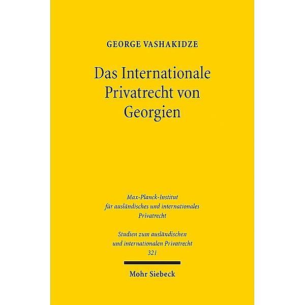 Das Internationale Privatrecht von Georgien, George Vashakidze