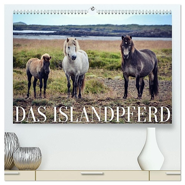 Das Islandpferd (hochwertiger Premium Wandkalender 2024 DIN A2 quer), Kunstdruck in Hochglanz, Hannah Krämer