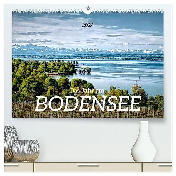 Das Jahr am Bodensee (hochwertiger Premium Wandkalender 2024 DIN A2 quer), Kunstdruck in Hochglanz, Christof Vieweg