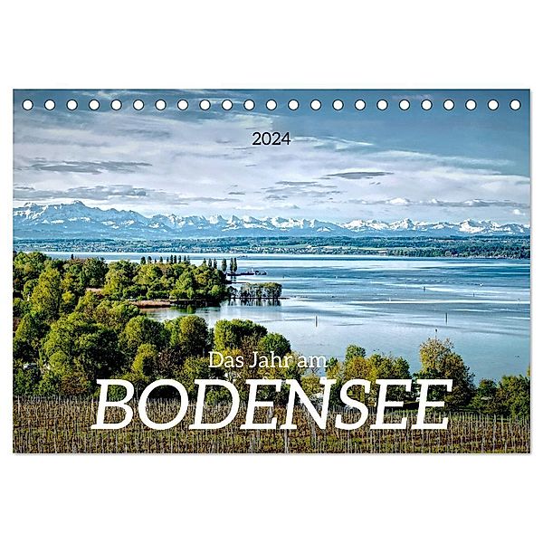 Das Jahr am Bodensee (Tischkalender 2024 DIN A5 quer), CALVENDO Monatskalender, Christof Vieweg