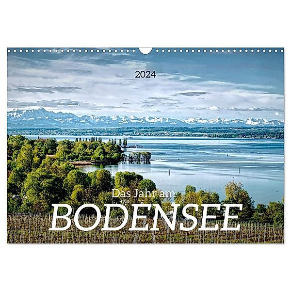 Das Jahr am Bodensee (Wandkalender 2024 DIN A3 quer), CALVENDO Monatskalender, Christof Vieweg