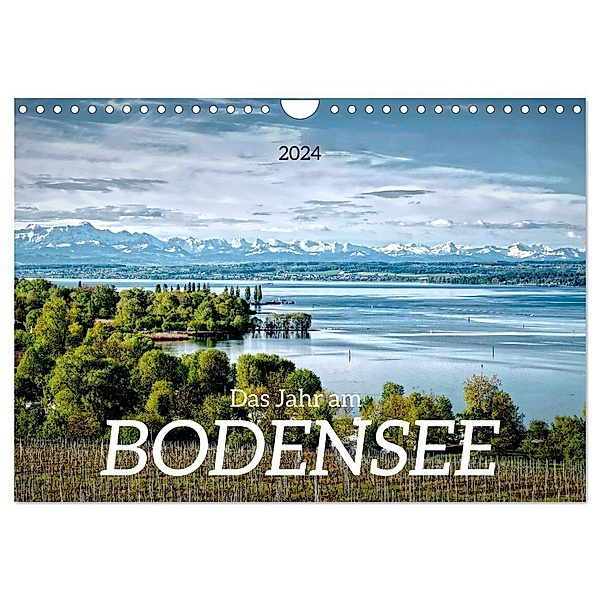 Das Jahr am Bodensee (Wandkalender 2024 DIN A4 quer), CALVENDO Monatskalender, Christof Vieweg