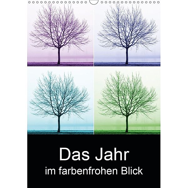 Das Jahr im farbenfrohen Blick (Wandkalender 2020 DIN A3 hoch), Sandra Eichler