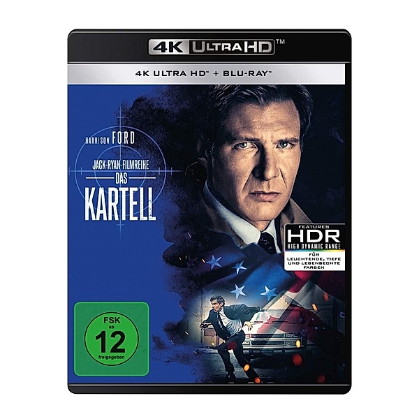 Das Kartell (4K Ultra HD), James Earl Jones,Willem Dafoe Harrison Ford