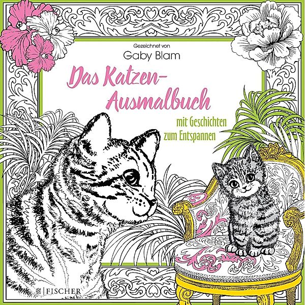Das Katzen-Ausmalbuch mit Geschichten zum Entspannen, Gaby Blam