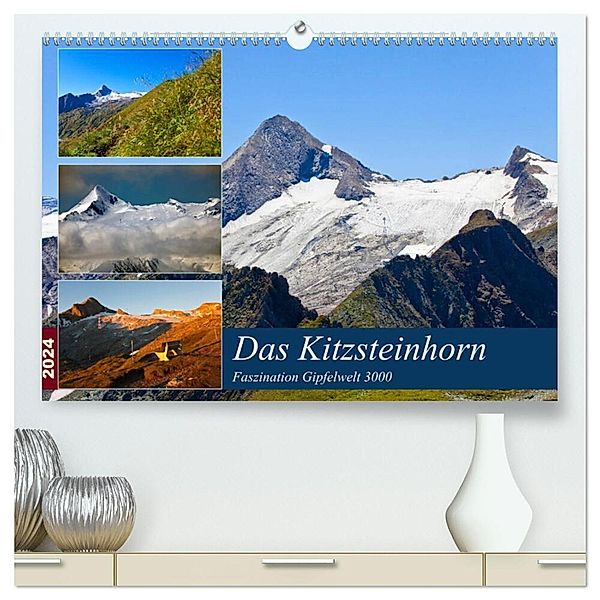 Das Kitzsteinhorn (hochwertiger Premium Wandkalender 2024 DIN A2 quer), Kunstdruck in Hochglanz, Christa Kramer