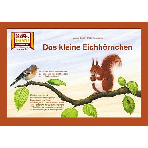 Das kleine Eichhörnchen / Kamishibai Bildkarten, Monika Burger, Pieter Kunstreich