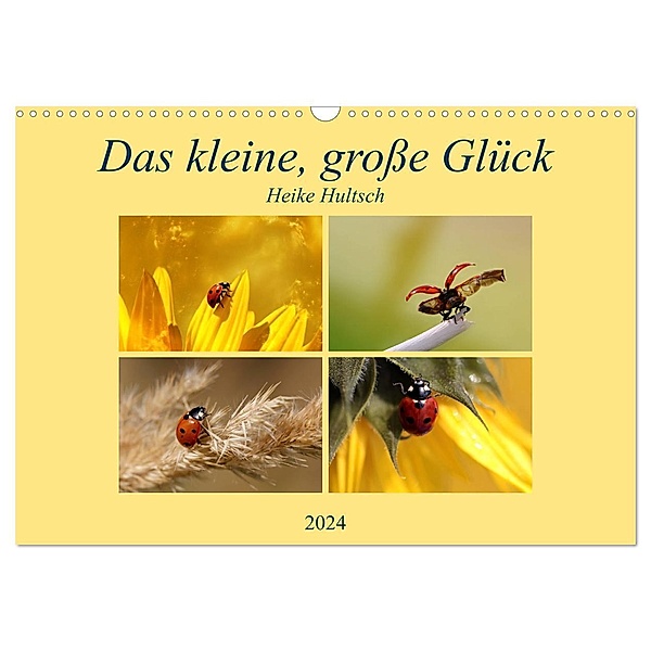 Das kleine, große Glück (Wandkalender 2024 DIN A3 quer), CALVENDO Monatskalender, Heike Hultsch