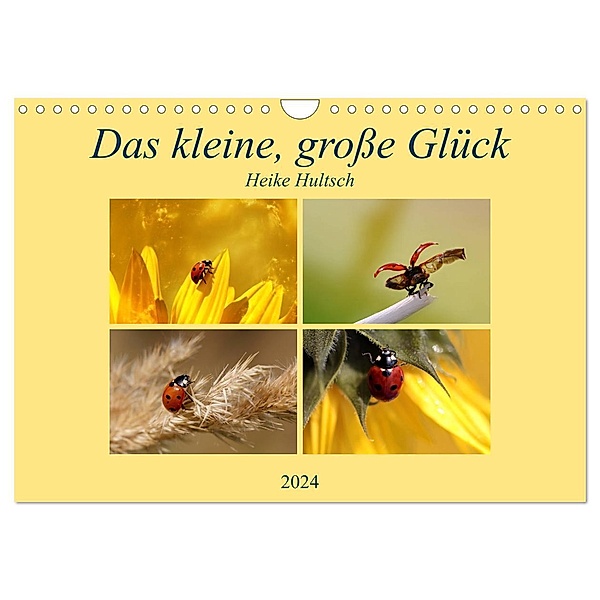 Das kleine, große Glück (Wandkalender 2024 DIN A4 quer), CALVENDO Monatskalender, Heike Hultsch