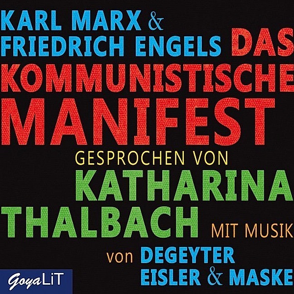Das Kommunistische Manifest,2 Audio-CD, Karl Marx, Friedrich Engels