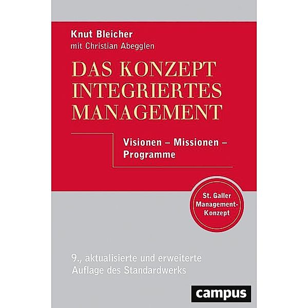 Das Konzept Integriertes Management, Knut Bleicher, Christian Abegglen