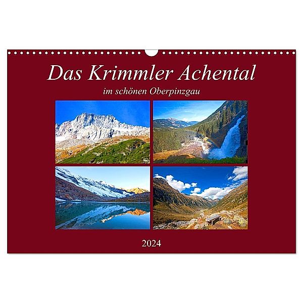 Das Krimmler Achental (Wandkalender 2024 DIN A3 quer), CALVENDO Monatskalender, Christa Kramer