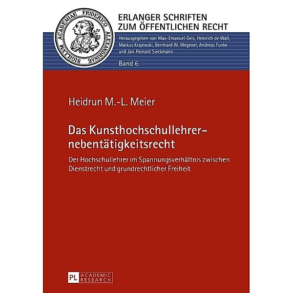 Das Kunsthochschullehrernebentaetigkeitsrecht, Meier Heidrun M. -L. Meier