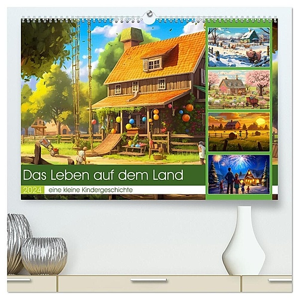 Das Leben auf dem Land (hochwertiger Premium Wandkalender 2024 DIN A2 quer), Kunstdruck in Hochglanz, Steffen Gierok-Latniak