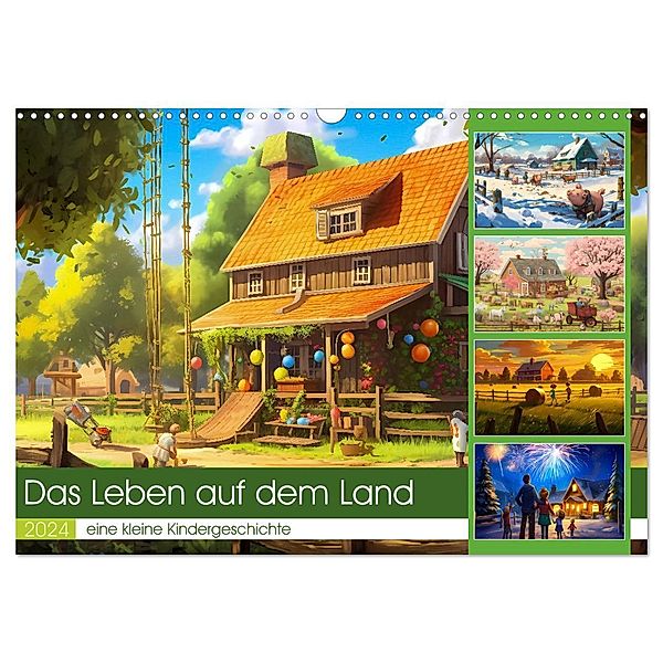 Das Leben auf dem Land (Wandkalender 2024 DIN A3 quer), CALVENDO Monatskalender, Steffen Gierok-Latniak