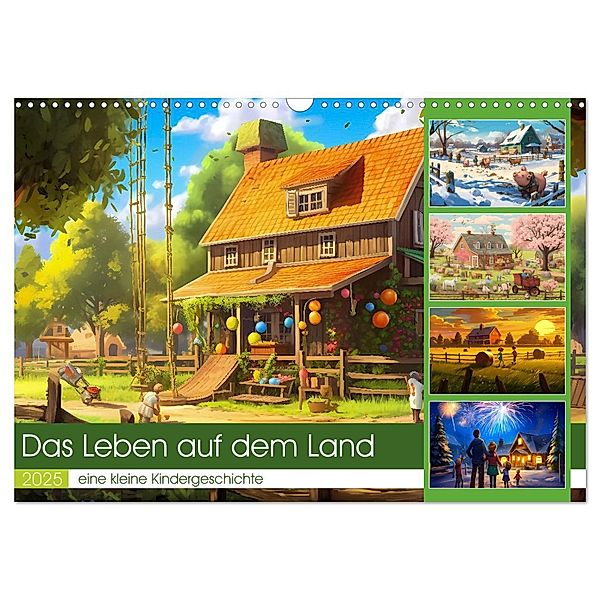 Das Leben auf dem Land (Wandkalender 2025 DIN A3 quer), CALVENDO Monatskalender, Calvendo, Steffen Gierok-Latniak