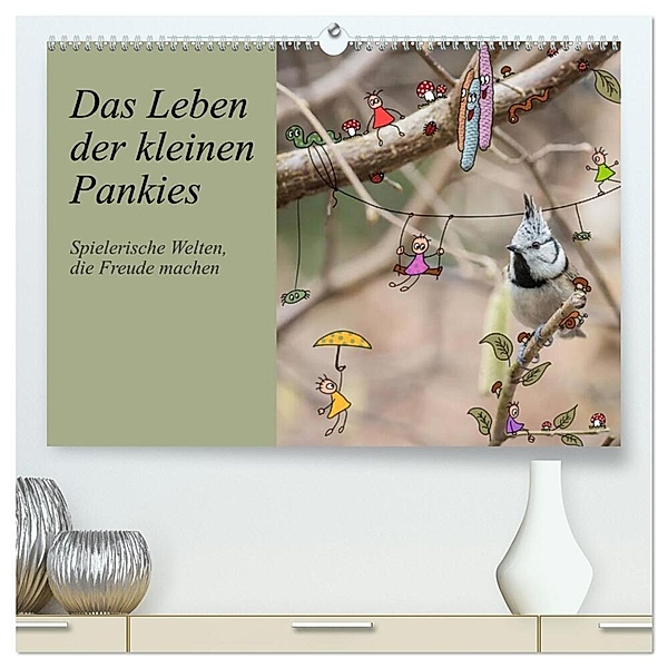 Das Leben der kleinen Pankies (hochwertiger Premium Wandkalender 2024 DIN A2 quer), Kunstdruck in Hochglanz, Heike Langenkamp