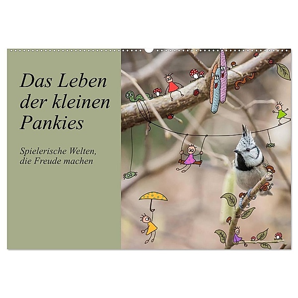 Das Leben der kleinen Pankies (Wandkalender 2024 DIN A2 quer), CALVENDO Monatskalender, Heike Langenkamp
