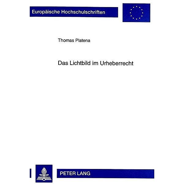 Das Lichtbild im Urheberrecht, Thomas Platena