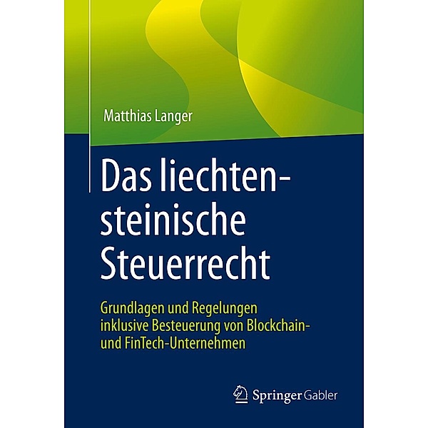 Das liechtensteinische Steuerrecht, Matthias Langer