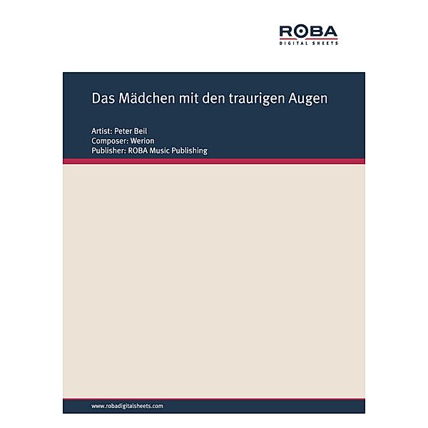 Das Mädchen mit den traurigen Augen, Werion, Werner Lang, Moslener, Hardt, Mürmann, Peter Beil