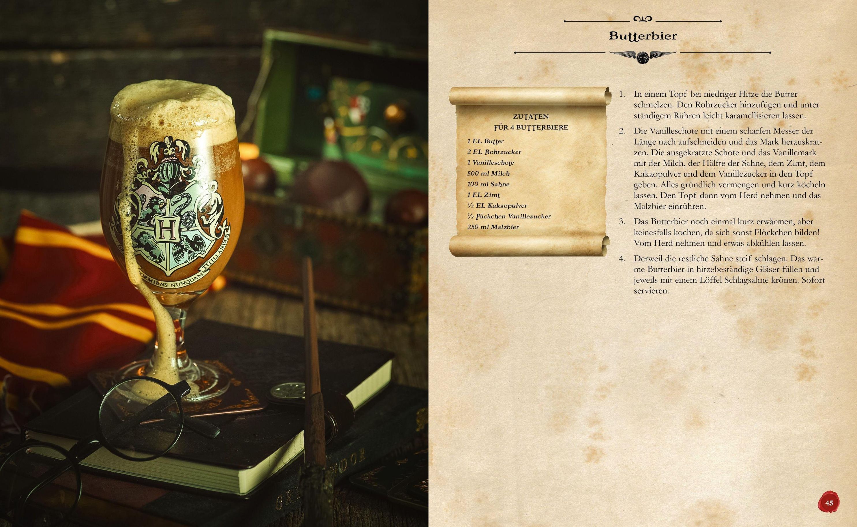 Das magische Kochbuch für Harry Potter Fans Buch versandkostenfrei