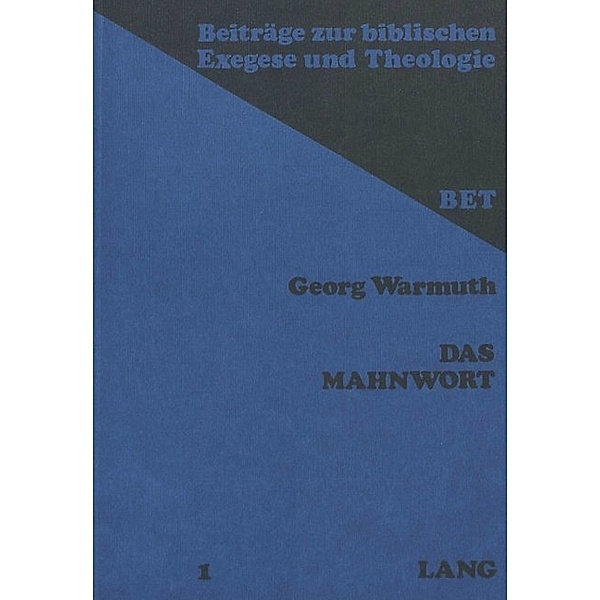 Das Mahnwort, Georg Warmuth