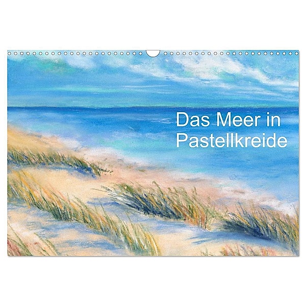 Das Meer in Pastellkreide (Wandkalender 2024 DIN A3 quer), CALVENDO Monatskalender, Jitka Krause