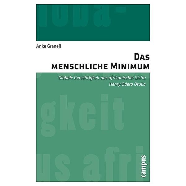 Das menschliche Minimum, Anke Graness