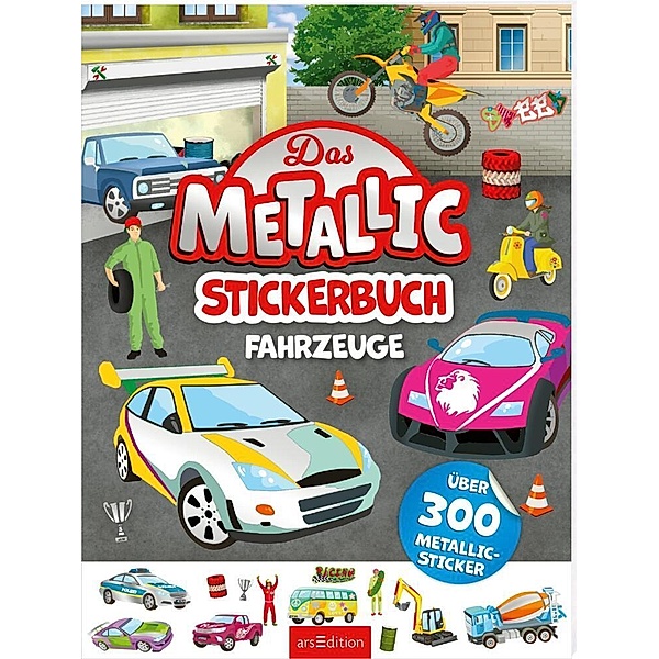 Das Metallic-Stickerbuch - Fahrzeuge
