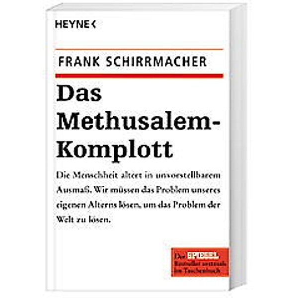 Das Methusalem-Komplott, Frank Schirrmacher