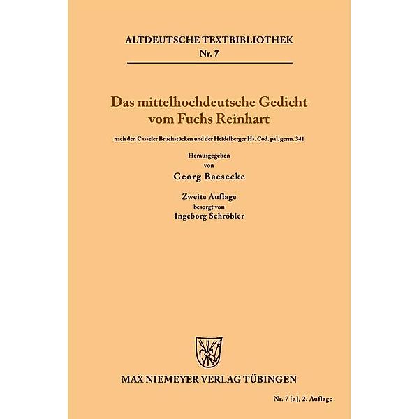 Das mittelhochdeutsche Gedicht vom Fuchs Reinhart, Heinrich