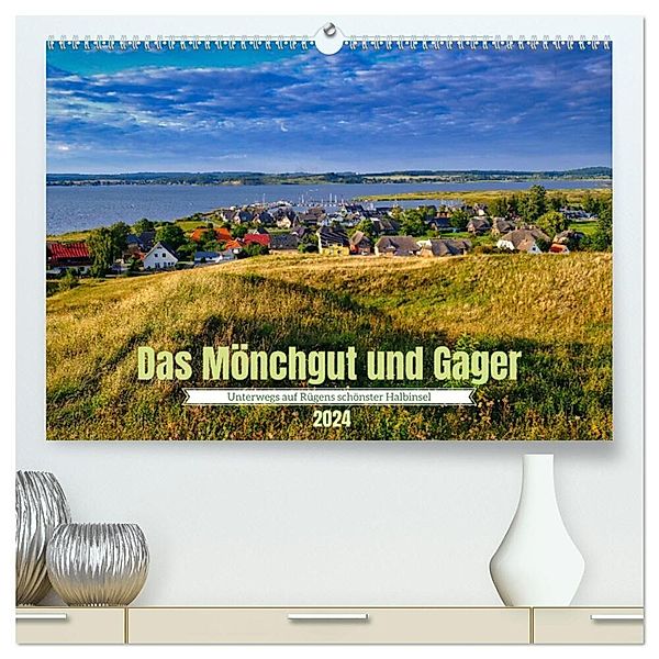 Das Mönchgut und Gager (hochwertiger Premium Wandkalender 2024 DIN A2 quer), Kunstdruck in Hochglanz, Gerold Dudziak gedutech - photography