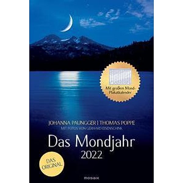Das Mondjahr 2022, Wandspiralkalender, Johanna Paungger, Thomas Poppe