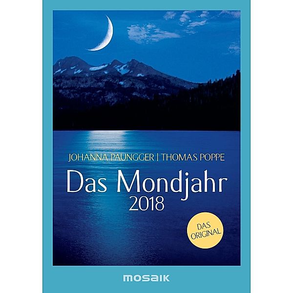 Das Mondjahr, Taschenkalender (schwarz-weiss) 2018, Johanna Paungger, Thomas Poppe