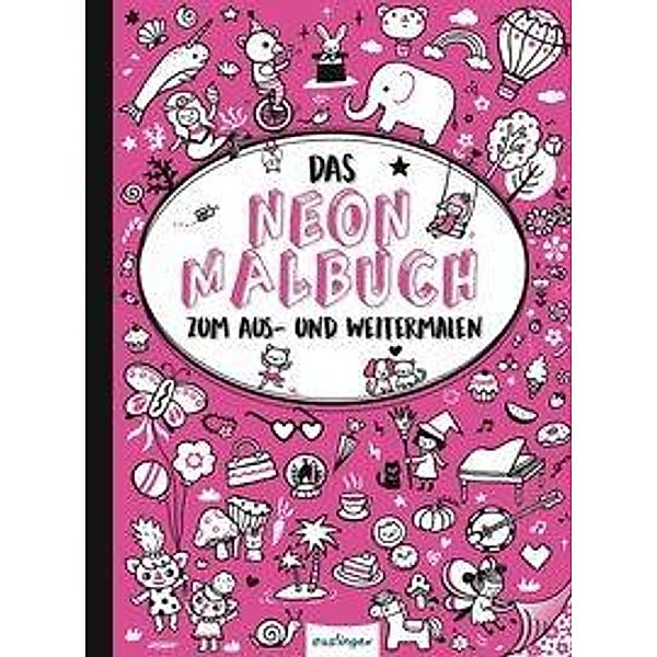 Das Neon-Malbuch (Pink)