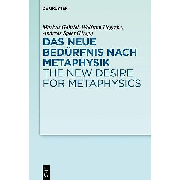 Das neue Bedürfnis nach Metaphysik