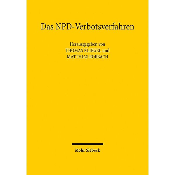 Das NPD-Verbotsverfahren