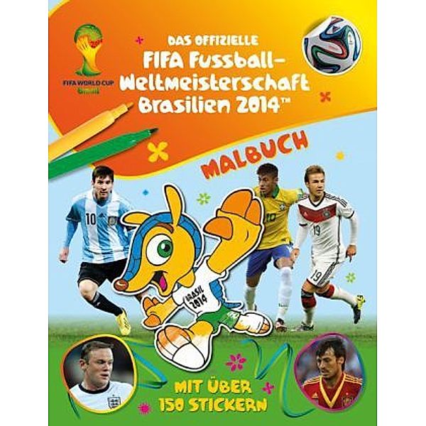 Das offizielle FIFA Fussball-Weltmeisterschaft Brasilien 2014 - Malbuch
